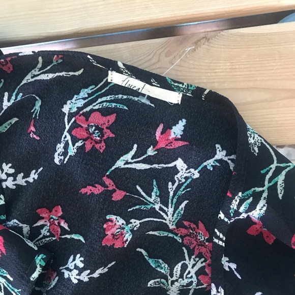 Anthropologie Floreat Aster Floral Kimono Robe Med - Picture 9 of 12